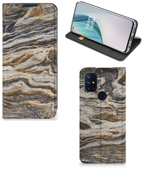 B2Ctelecom Telefoontas OnePlus Nord N10 5G Smart Cover Steen