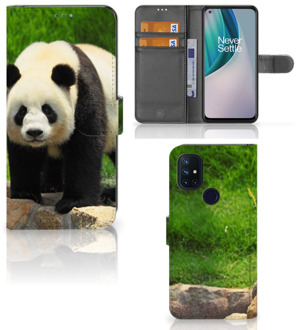 B2Ctelecom Telefoontas OnePlus Nord N10 Hoesje Panda