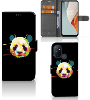 B2Ctelecom Telefoontas OnePlus Nord N100 Hoesje ontwerpen Panda Color Sinterklaas Cadeautje