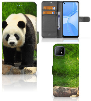 B2Ctelecom Telefoontas OPPO A73 5G Hoesje Panda