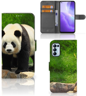 B2Ctelecom Telefoontas OPPO Find X3 Lite Hoesje Panda