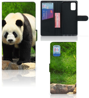 B2Ctelecom Telefoontas Samsung Galaxy A02s Flip Cover Samsung M02s Hoesje Panda