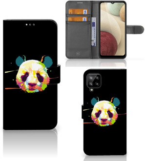 B2Ctelecom Telefoontas Samsung Galaxy A12 Hoesje ontwerpen Panda Color Sinterklaas Cadeautje