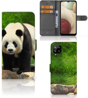 B2Ctelecom Telefoontas Samsung Galaxy A12 Hoesje Panda