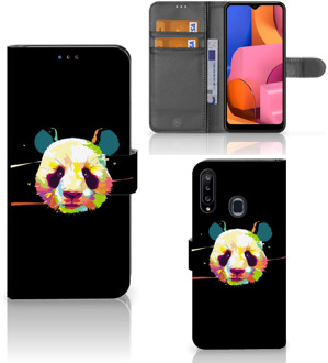 B2Ctelecom Telefoontas Samsung Galaxy A20s Hoesje ontwerpen Panda Color Sinterklaas Cadeautje