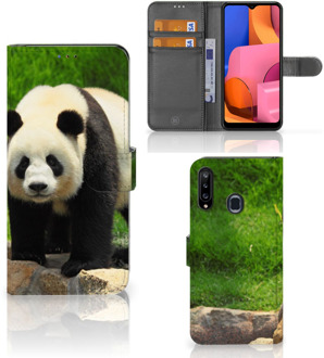 B2Ctelecom Telefoontas Samsung Galaxy A20s Hoesje Panda