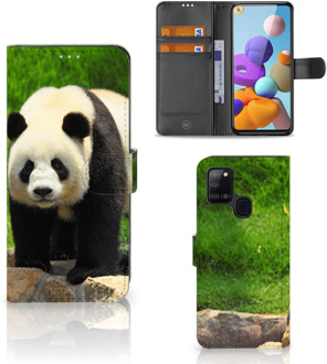 B2Ctelecom Telefoontas Samsung Galaxy A21s Hoesje Panda