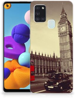 B2Ctelecom Telefoontas Samsung Galaxy A21s Telefoonhoesje Londen City