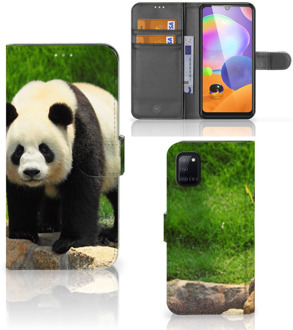 B2Ctelecom Telefoontas Samsung Galaxy A31 Hoesje Panda