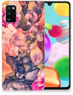 B2Ctelecom Telefoontas Samsung Galaxy A41 Hoesje Super als Moederdag Cadeau Bosje Bloemen