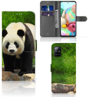 B2Ctelecom Telefoontas Samsung Galaxy A71 Hoesje Panda