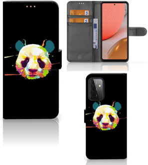 B2Ctelecom Telefoontas Samsung Galaxy A72 Hoesje ontwerpen Panda Color Sinterklaas Cadeautje