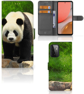 B2Ctelecom Telefoontas Samsung Galaxy A72 Hoesje Panda