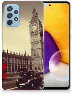 B2Ctelecom Telefoontas Samsung Galaxy A72 Telefoonhoesje Londen City