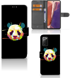 B2Ctelecom Telefoontas Samsung Galaxy Note 20 Hoesje ontwerpen Panda Color Sinterklaas Cadeautje