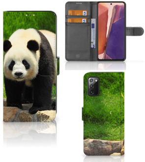 B2Ctelecom Telefoontas Samsung Galaxy Note 20 Hoesje Panda