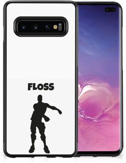 B2Ctelecom Telefoontas Samsung Galaxy S10+ Smartphone Hoesje met Zwarte rand Floss Fortnite