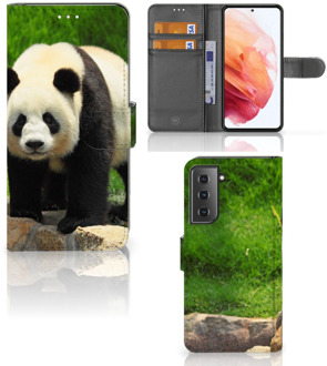 B2Ctelecom Telefoontas Samsung Galaxy S21 Hoesje Panda