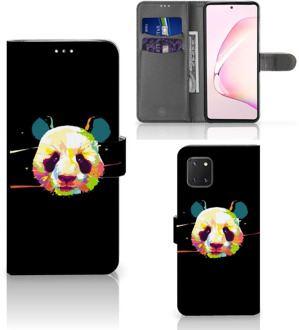 B2Ctelecom Telefoontas Samsung Note 10 Lite Hoesje ontwerpen Panda Color Sinterklaas Cadeautje