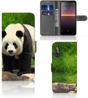 B2Ctelecom Telefoontas Sony Xperia 10 II Hoesje Panda