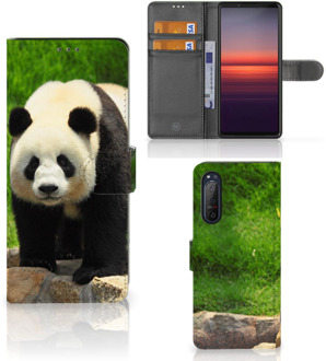 B2Ctelecom Telefoontas Sony Xperia 5II Hoesje Panda