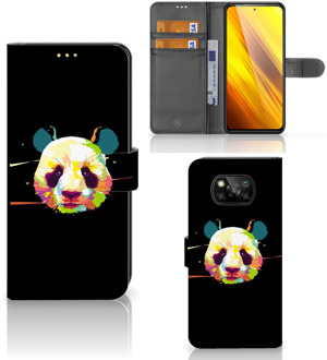 B2Ctelecom Telefoontas Xiaomi Poco X3 Hoesje ontwerpen Panda Color Sinterklaas Cadeautje