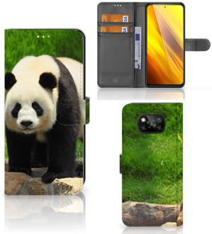 B2Ctelecom Telefoontas Xiaomi Poco X3 Hoesje Panda