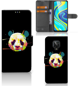 B2Ctelecom Telefoontas Xiaomi Redmi Note 9 Pro | Note 9S Hoesje ontwerpen Panda Color Sinterklaas Cadeautje