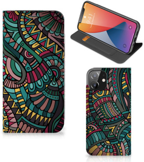 B2Ctelecom Telefoontasje iPhone 12 | iPhone 12 Pro Smart Cover Aztec