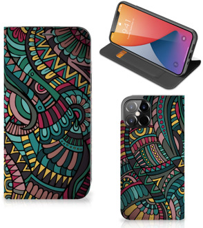 B2Ctelecom Telefoontasje iPhone 12 Pro Max Smart Cover Aztec