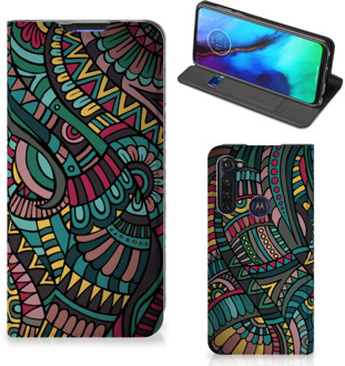 B2Ctelecom Telefoontasje Motorola Moto G Pro Smart Cover Aztec