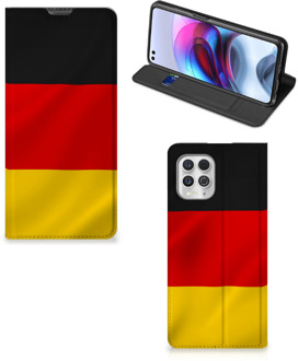 B2Ctelecom Telefoontasje Motorola Moto G100 Smartphone Hoesje Duitse Vlag