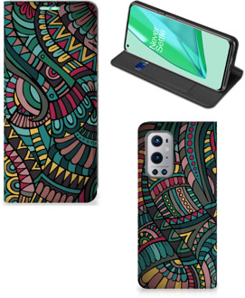 B2Ctelecom Telefoontasje OnePlus 9 Pro Smart Cover Aztec