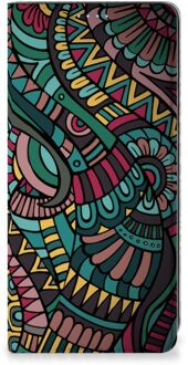 B2Ctelecom Telefoontasje Samsung Galaxy A21s Smart Cover Aztec