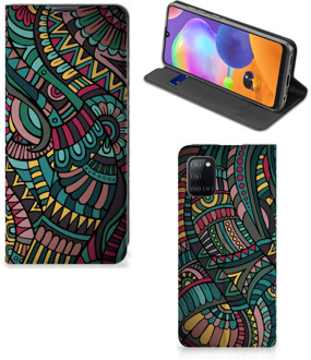 B2Ctelecom Telefoontasje Samsung Galaxy A31 Smart Cover Aztec