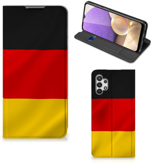 B2Ctelecom Telefoontasje Samsung Galaxy A32 5G Smartphone Hoesje Duitse Vlag