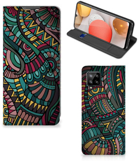 B2Ctelecom Telefoontasje Samsung Galaxy A42 Smart Cover Aztec