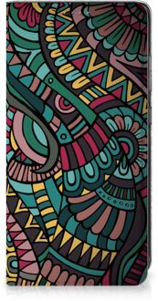 B2Ctelecom Telefoontasje Samsung Galaxy A52 Smart Cover Aztec