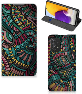 B2Ctelecom Telefoontasje Samsung Galaxy A72 (5G/4G) Smart Cover Aztec