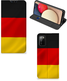 B2Ctelecom Telefoontasje Samsung Galaxy M02s | A02s Smartphone Hoesje Duitse Vlag