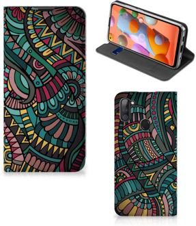 B2Ctelecom Telefoontasje Samsung Galaxy M11 | A11 Smart Cover Aztec