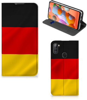 B2Ctelecom Telefoontasje Samsung Galaxy M11 | A11 Smartphone Hoesje Duitse Vlag