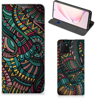 B2Ctelecom Telefoontasje Samsung Galaxy Note 10 Lite Smart Cover Aztec