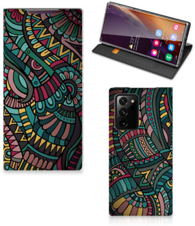 B2Ctelecom Telefoontasje Samsung Galaxy Note 20 Ultra Smart Cover Aztec