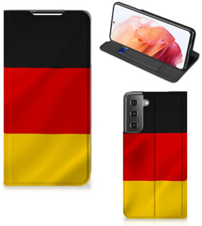 B2Ctelecom Telefoontasje Samsung Galaxy S21 Smartphone Hoesje Duitse Vlag