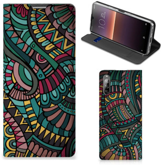 B2Ctelecom Telefoontasje Sony Xperia L4 Smart Cover Aztec