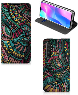 B2Ctelecom Telefoontasje Xiaomi Mi Note 10 Lite Smart Cover Aztec