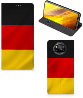 B2Ctelecom Telefoontasje Xiaomi Poco X3 Smartphone Hoesje Duitse Vlag