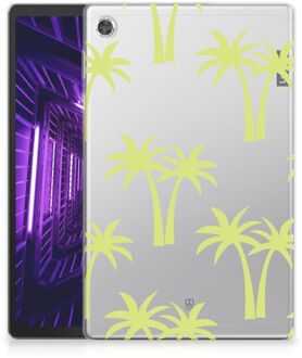 B2Ctelecom TPU Backcase Lenovo Tab M10 Plus Beschermhoes Palmtrees met transparant zijkanten