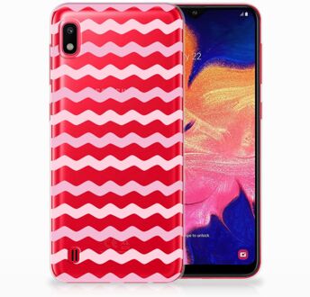 B2Ctelecom TPU Backcover Samsung Galaxy A10 Waves Roze